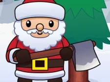 Wood Cutter Santa Idle